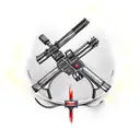 crossbow tattoo design idea