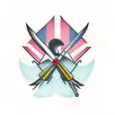 crossbow tattoo design idea