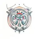 crossbow tattoo design idea