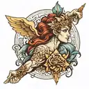 greek mythology full sleeve tattoo design idea