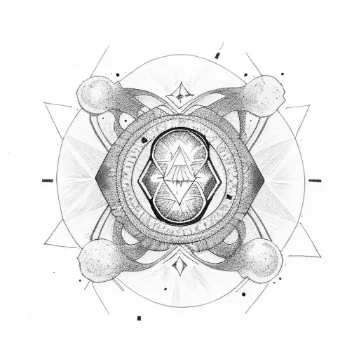 Cosmic Ring tattoo design idea