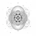 Cosmic Ring tattoo design idea