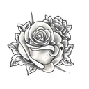 Valentine's Day flash sheet tattoo design idea