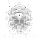 moon jellyfish tattoo design idea