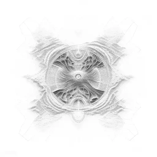 pulsar map tattoo design idea