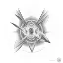 pulsar map representing family tattoo design idea