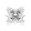 pulsar map tattoo design idea