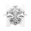 veritas in stone tattoo design idea