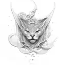 veritas in stone tattoo design idea