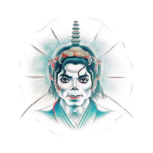 sensei michael jackson tattoo design idea