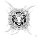 Unleash a captivating artwork that combines your Capricorn, Aquarius, and Scorpio signs. Embrace the celestial fusion tattoo design idea
