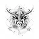 Unleash a captivating artwork that combines your Capricorn, Aquarius, and Scorpio signs. Embrace the celestial fusion tattoo design idea