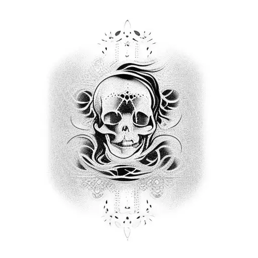 gothic wrist wrap fine lin no shadows tattoo design idea