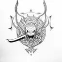 dragon, zoro katanas, calgary, phoenix, one piece tattoo design idea