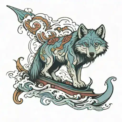 wolf boat bar 26 8 2019 sky tattoo design idea