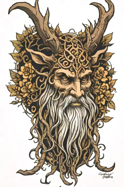 leshy  tattoo design idea