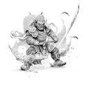 ronin tattoo design idea