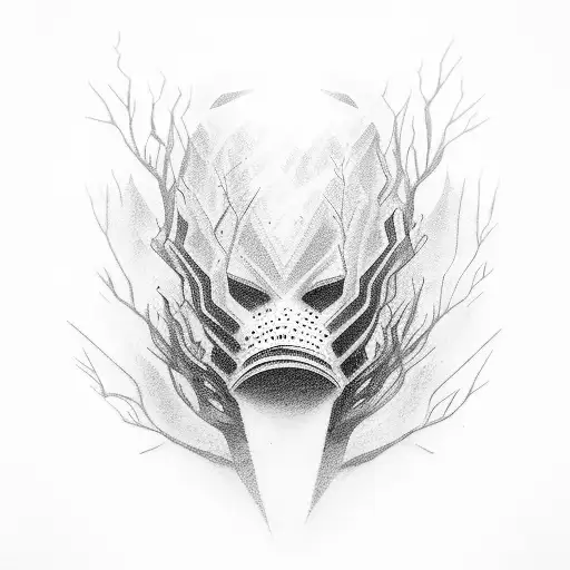 cold mind hot heart tattoo design idea