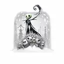 nightmare before Christmas  tattoo design idea