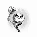 nightmare before Christmas  tattoo design idea