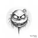 nightmare before Christmas  tattoo design idea