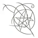 satanic symbol tattoo design idea