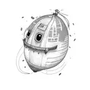 blimp  tattoo design idea