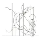 lines going vertical tattoo design idea