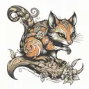 ratatoskr tattoo design idea