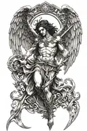 Arch Angel Michael tattoo design idea