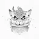 The name Elina in ornate font tattoo design idea