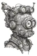 tactical minion tattoo design idea