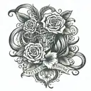 you never know how strong you are until being  strong is the only  choice you have  tattoo design idea