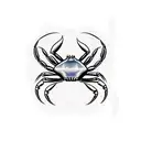 CANCER´S CRAB tattoo design idea