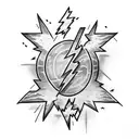 Lightning Bolt tattoo design idea