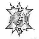 Lightning Bolt tattoo design idea
