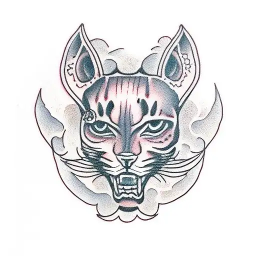dead puma tattoo design idea