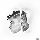 xxxtentacion tattoo design idea