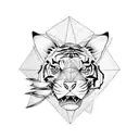 tiger shark tattoo design idea