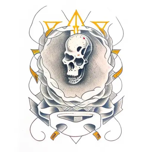 quote, in lust we trust, old English letters  tattoo design idea