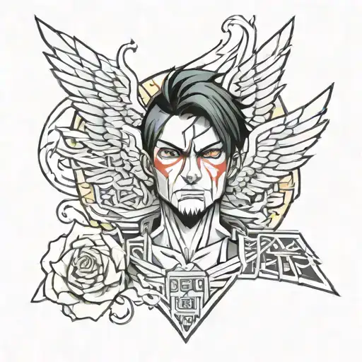 hange aot tattoo design idea