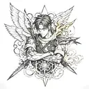 hange aot tattoo design idea