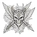 hange aot tattoo design idea