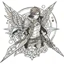 hange aot tattoo design idea