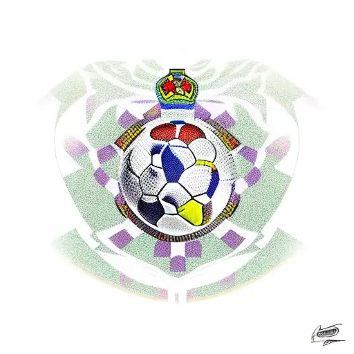 Cameroon soccer leg piece tattoo design idea