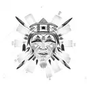 indigenous  tattoo design idea