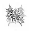 indigenous  tattoo design idea