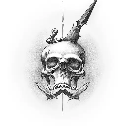 Grim Reaper tattoo design idea