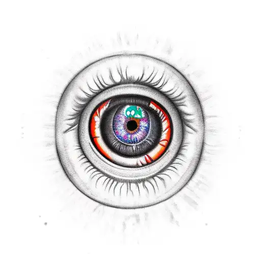 eye of the beholder tattoo design idea