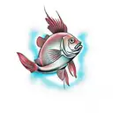 down syndrome fish tattoo design idea